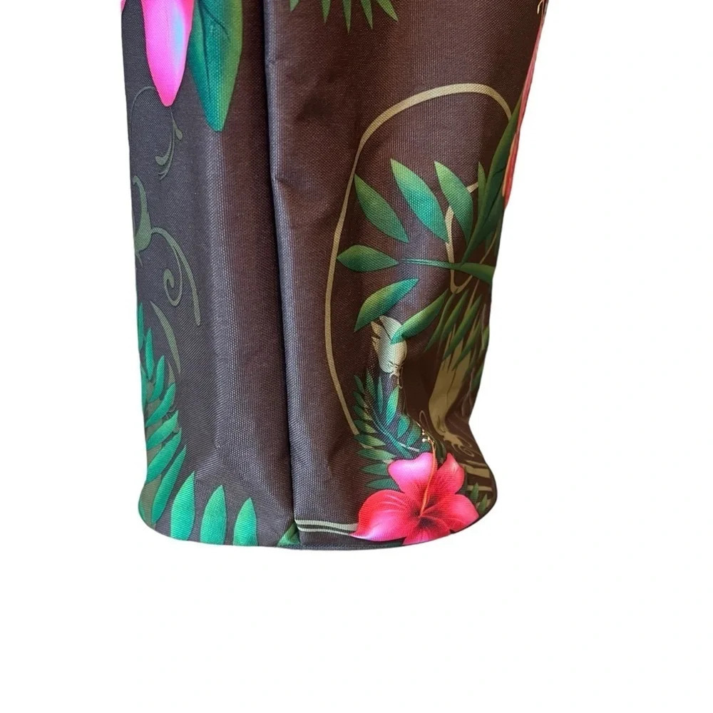 Tropical Print Tote Bag With Rope Handle - Picture 8 of 16